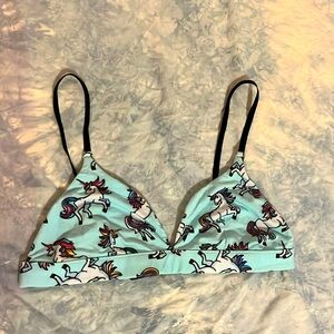 MeUndies unicorn bralette medium